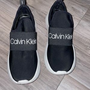 Calvin Klein black and white sneakers